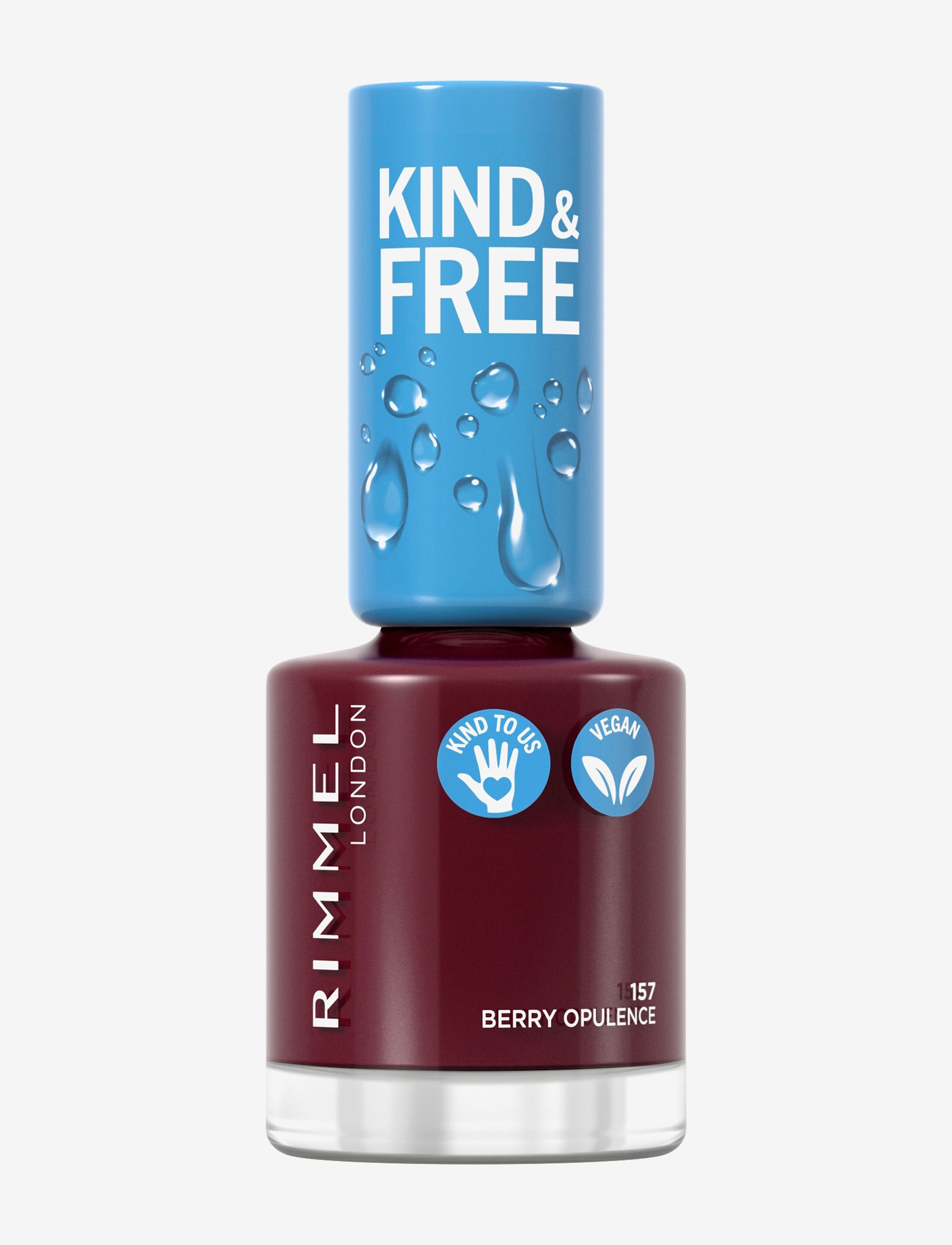 Rimmel RIMMEL Kind & Free clean nail - Skønhed - 157 BERRY / natural