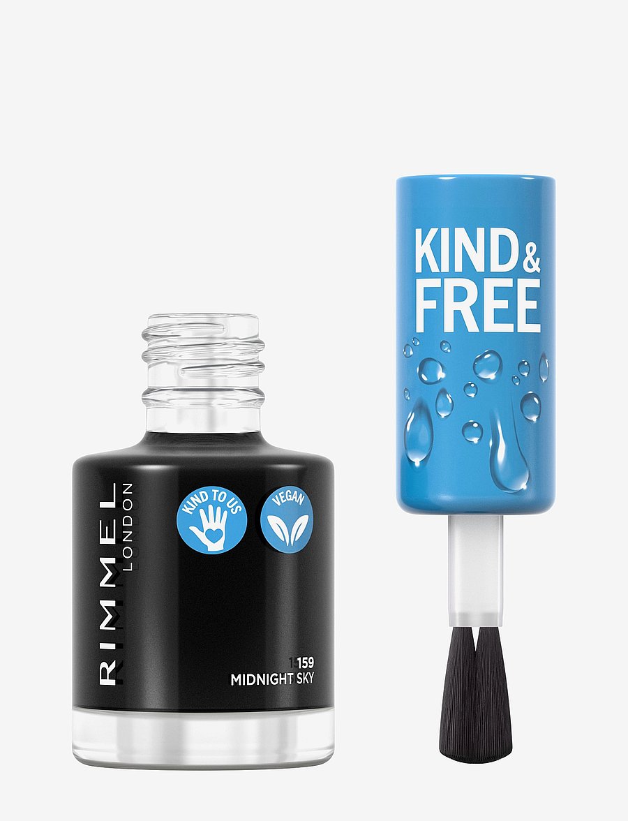 Rimmel - RIMMEL Kind & Free clean nail - makeup - 159 black - 1
