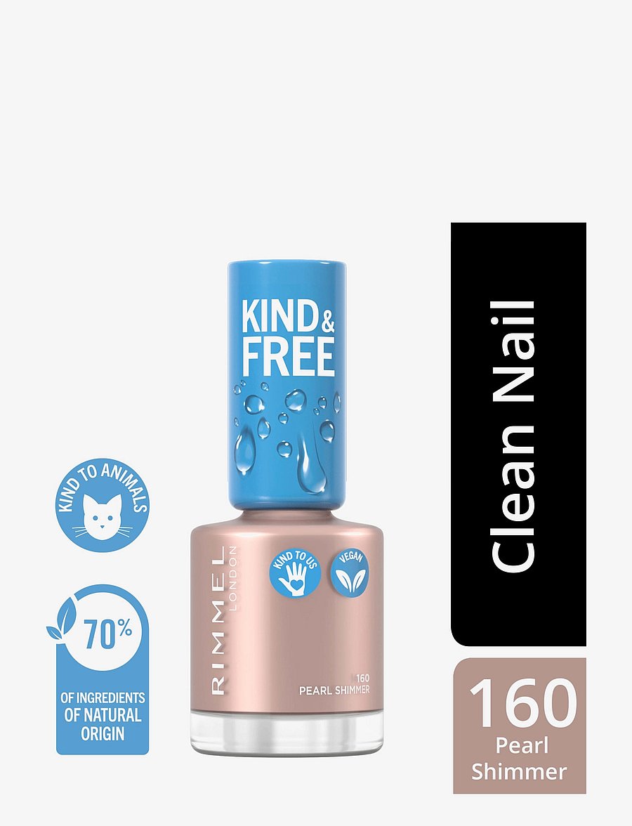 Rimmel - Kind & Free clean nail 160 Pearl Shimmer - makeup - 162 pearl oyster - 1