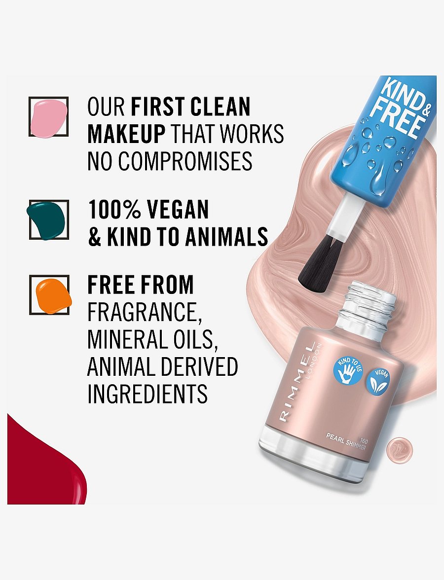 Rimmel - Kind & Free clean nail 160 Pearl Shimmer - makeup - 162 pearl oyster - 3