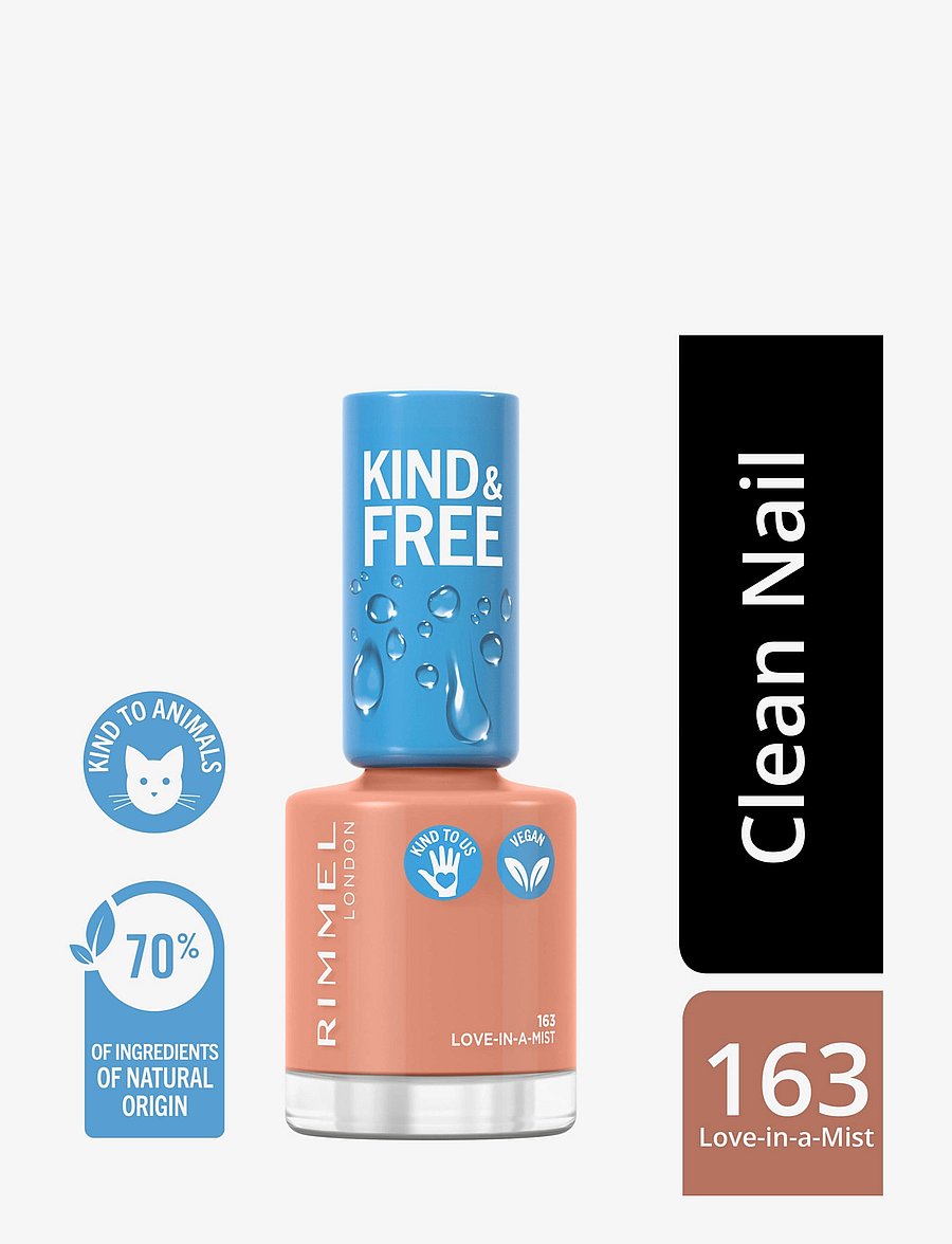 Rimmel - Kind & Free clean nail 163 love-in-a-mist - makeup - 163 pearl terracota - 1