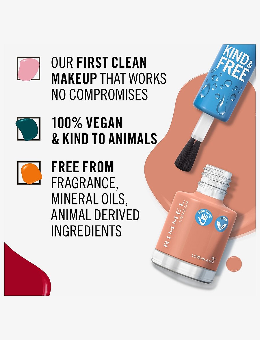 Rimmel - Kind & Free clean nail 163 love-in-a-mist - makeup - 163 pearl terracota - 3