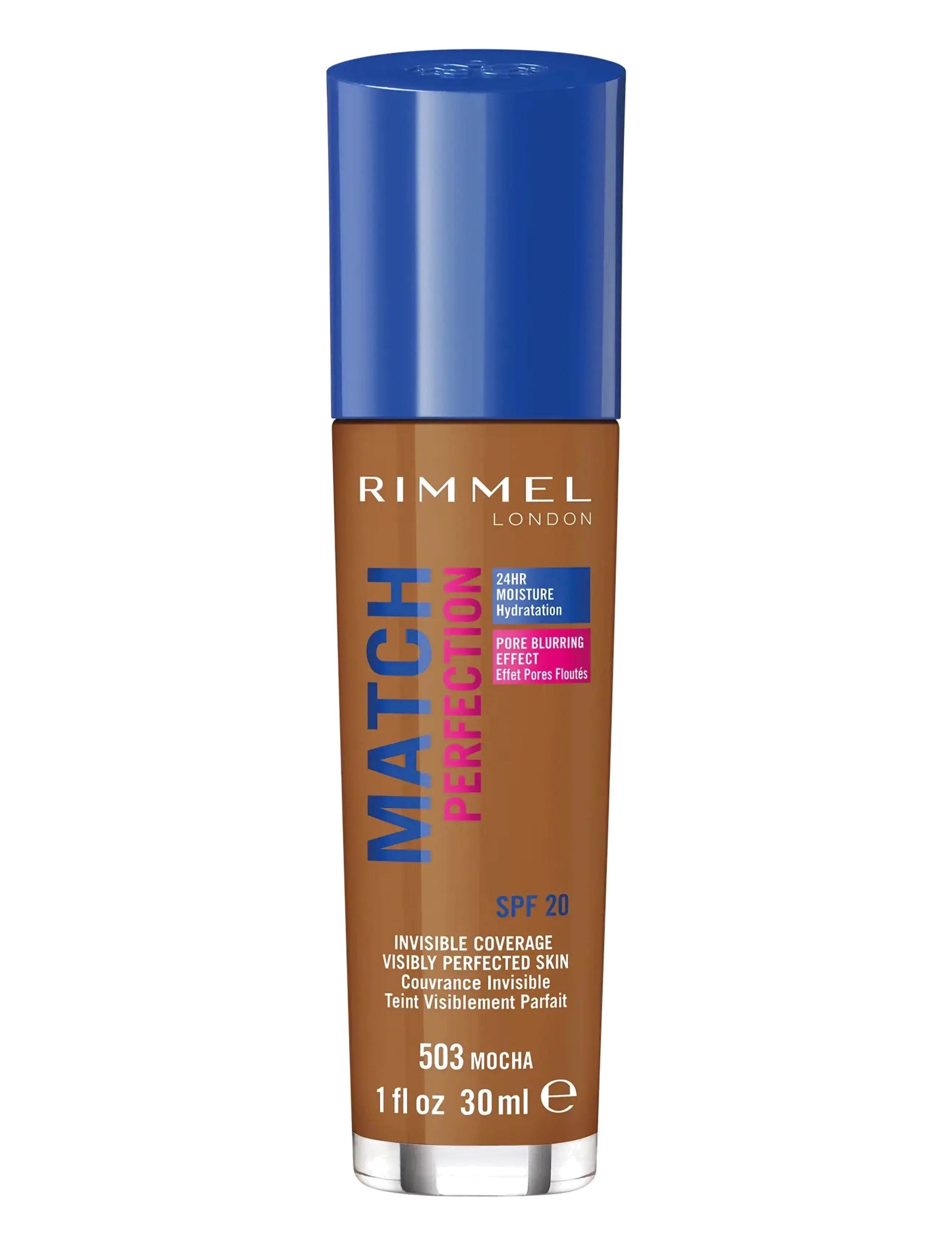 Rimmel Match Perfection Liquid Foundation Spf20, 30 ml, Ansigt > Foundation, Dame