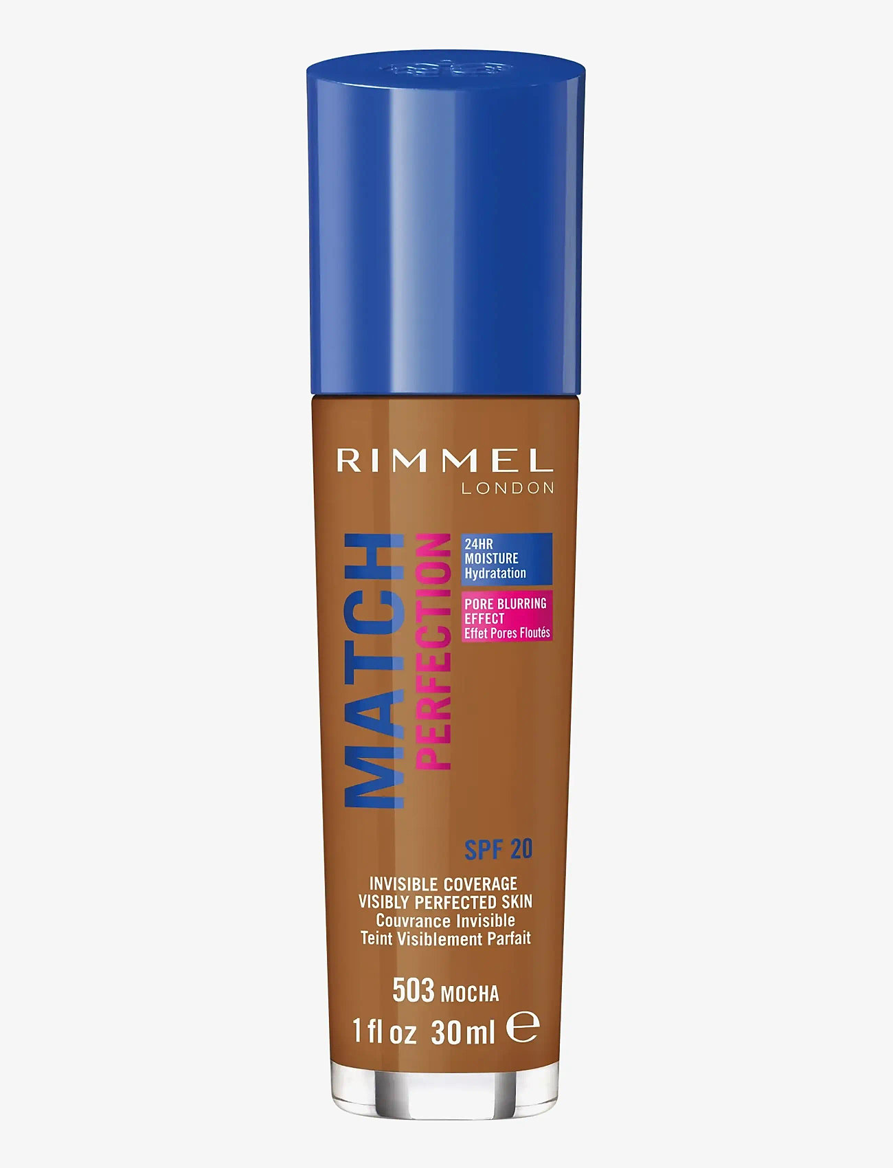Rimmel - Match Perfection Liquid Foundation SPF20 - makeup - 503 mocha - 0