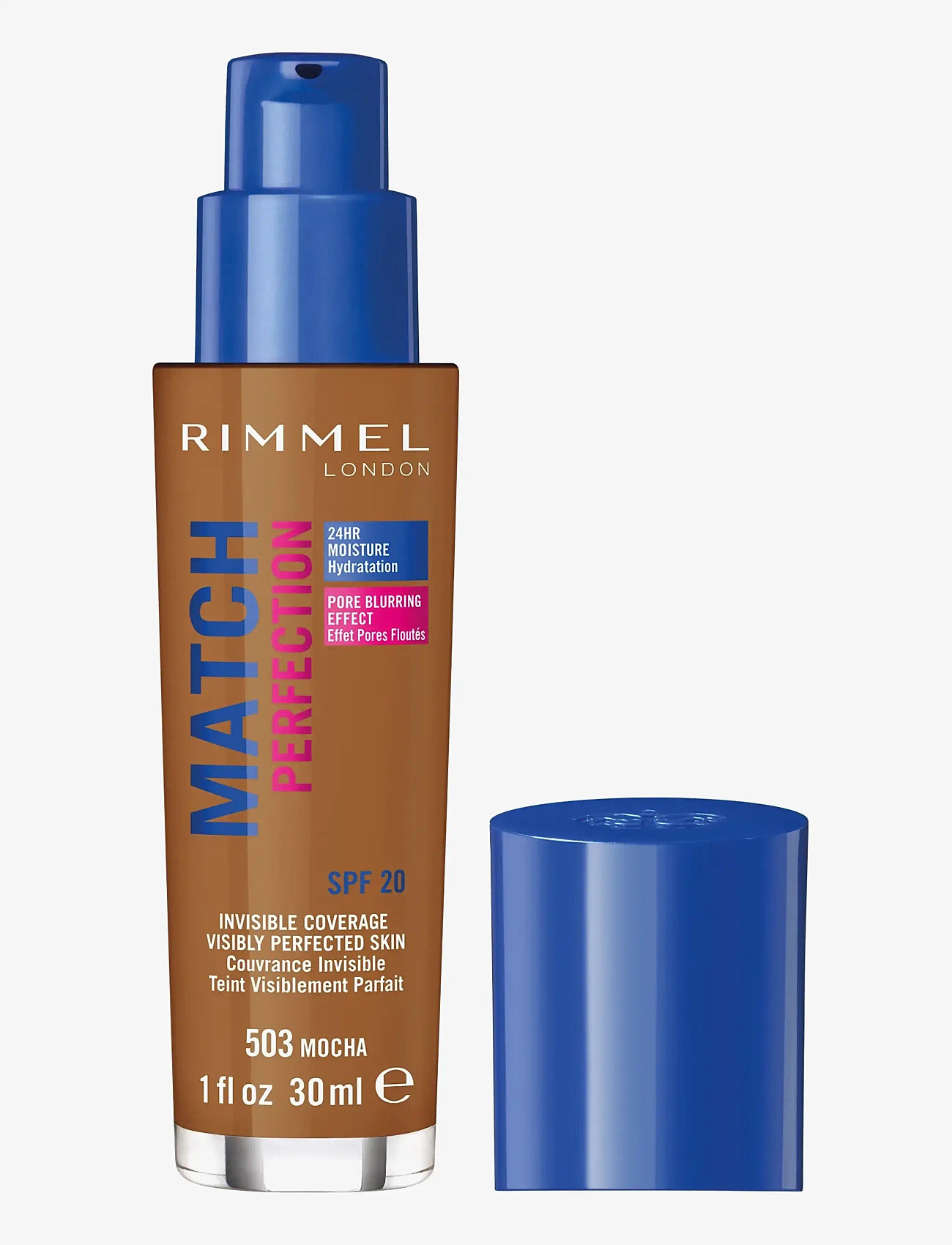 Rimmel - Match Perfection Liquid Foundation SPF20 - makeup - 503 mocha - 1