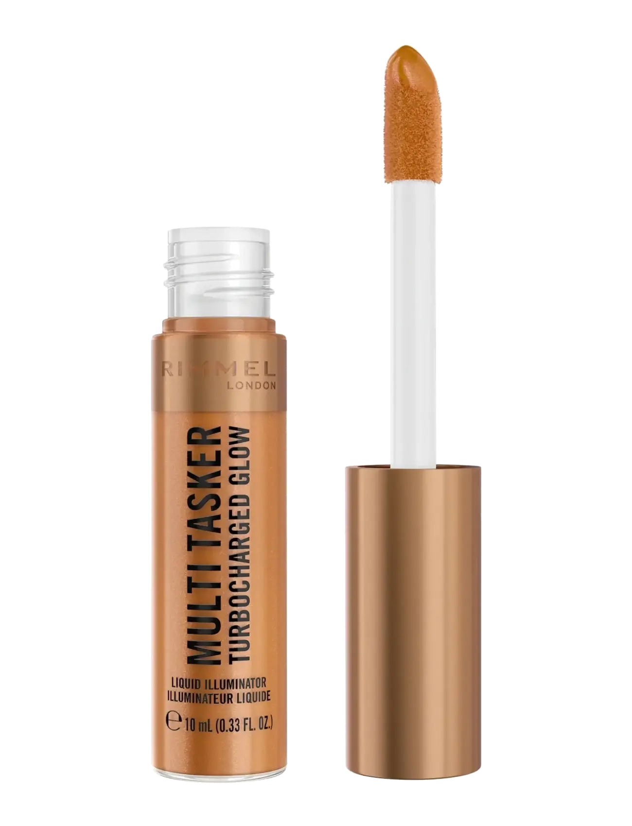 Rimmel - Turbocharged Glow - redo för date night - 008 it's giving bronze - 1