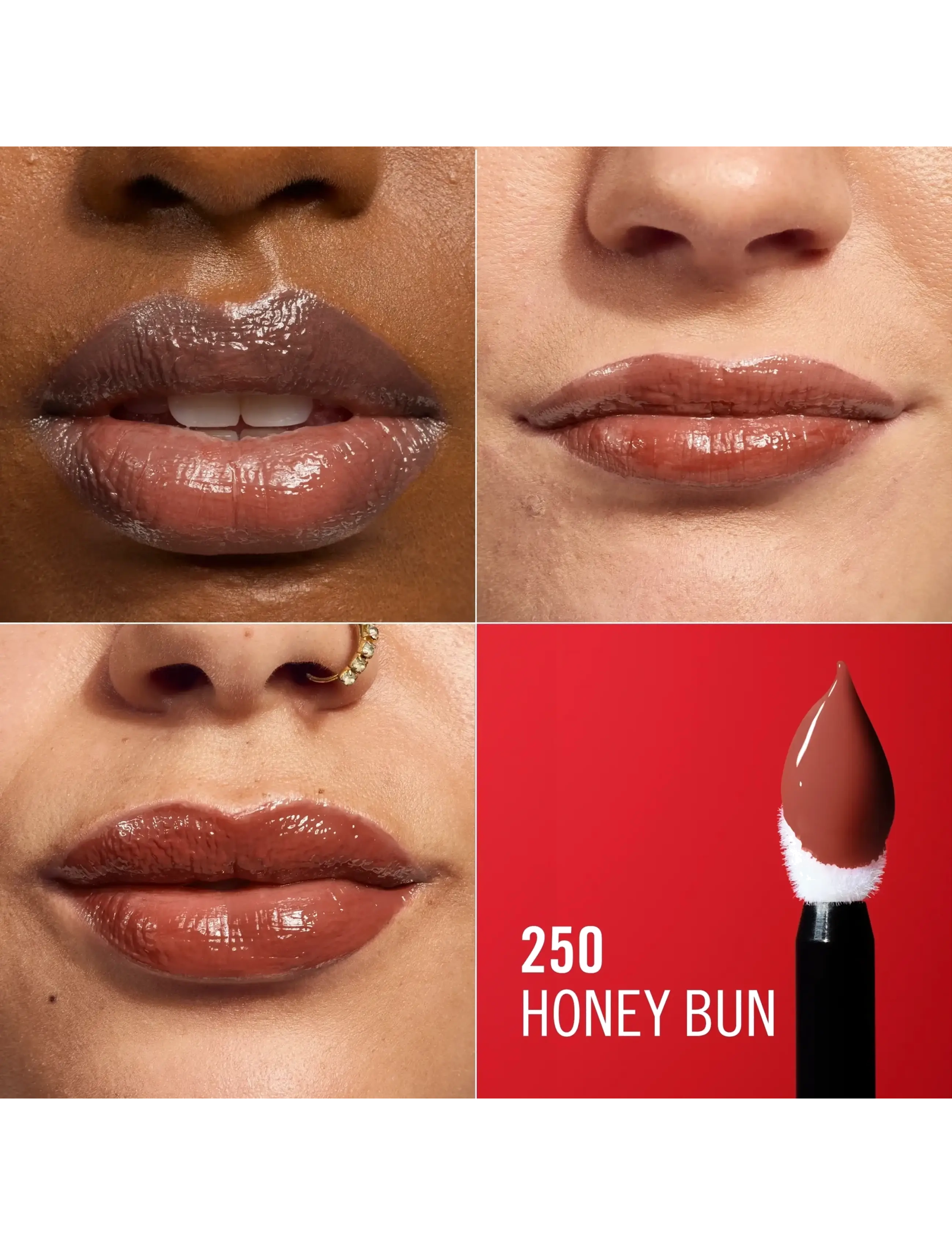 Rimmel - Thrill Seeker Lip Latex Liquid Lipstick - makeup - 252 honey bun - 4