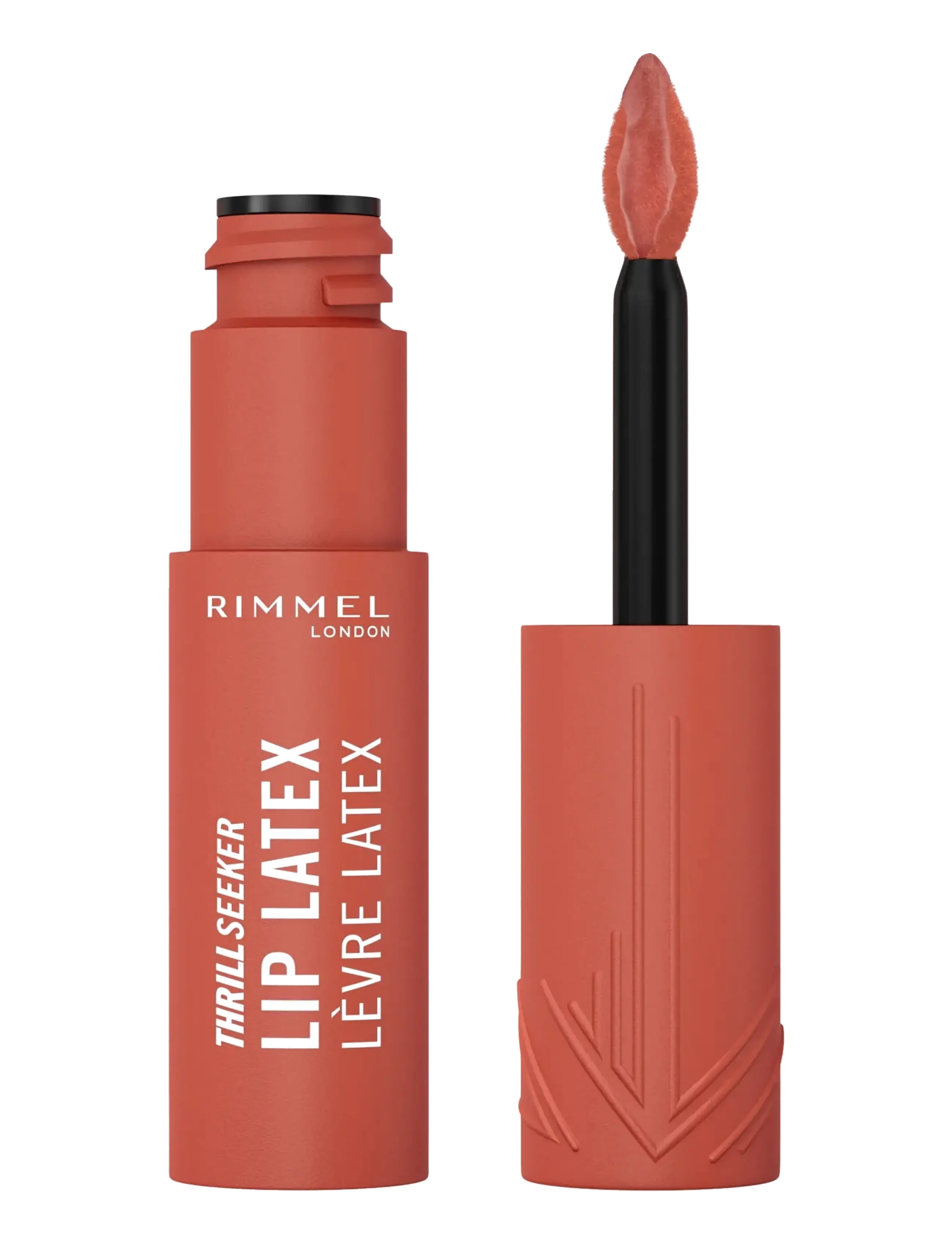 Rimmel - Thrill Seeker Lip Latex Liquid Lipstick - smink - 200 so peachy - 1
