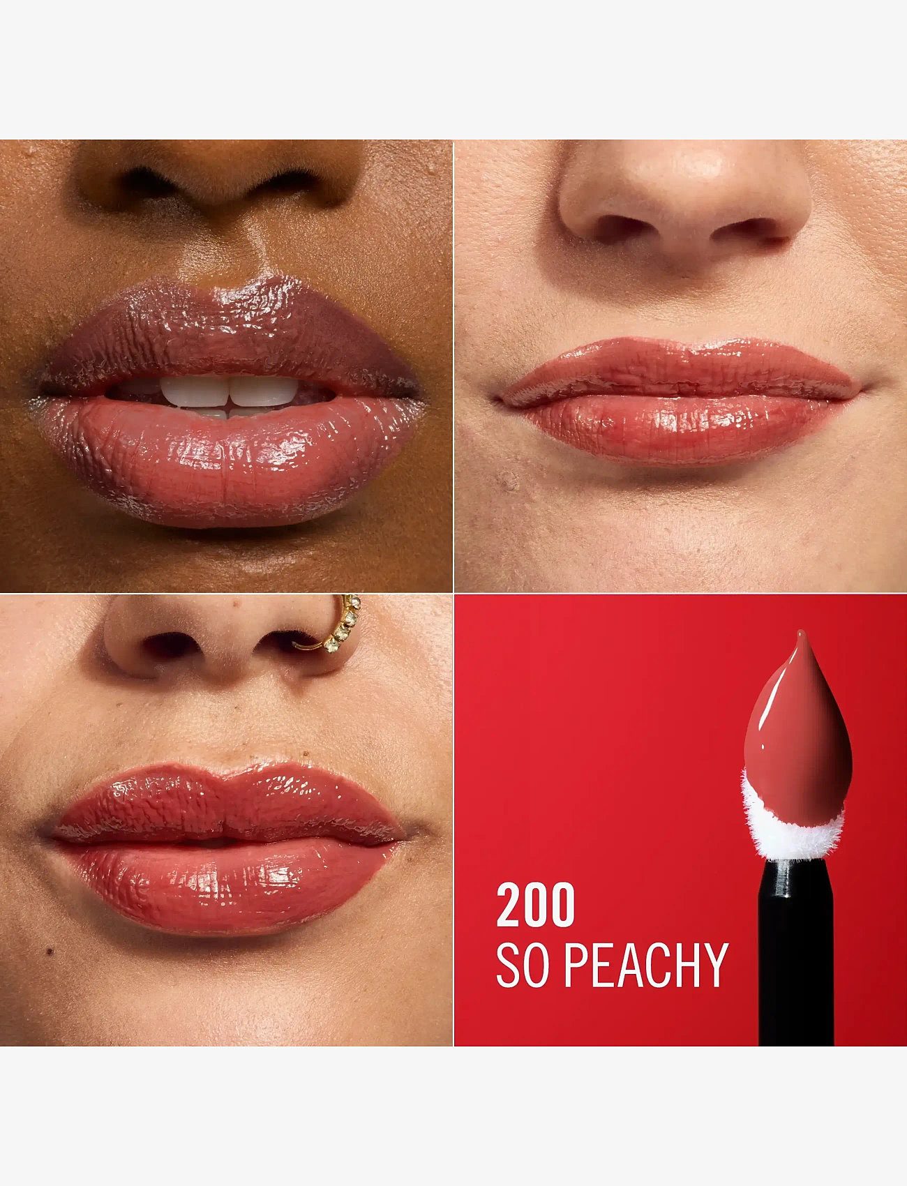 Rimmel - Thrill Seeker Lip Latex Liquid Lipstick - makeup - 200 so peachy - 4