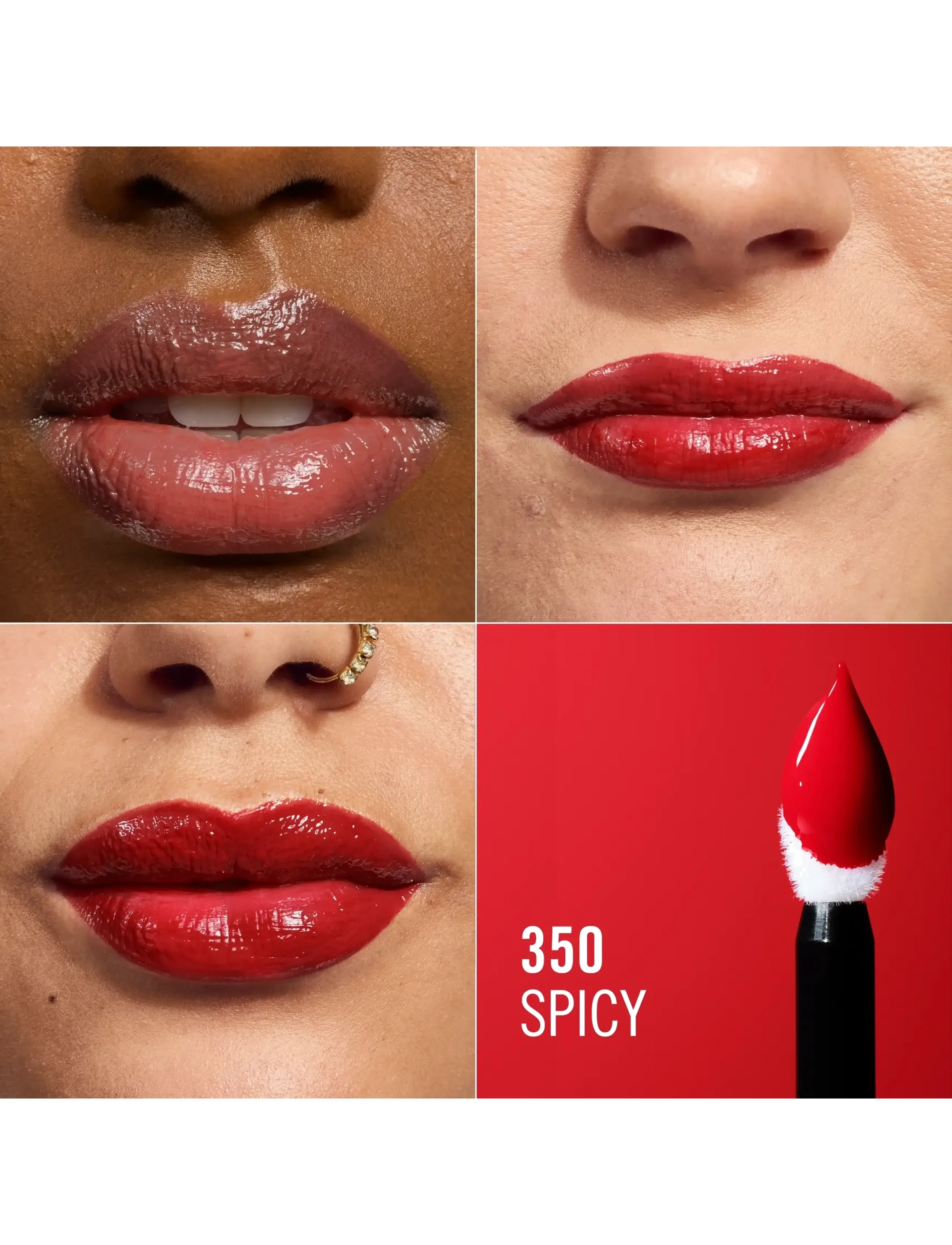 Rimmel - Thrill Seeker Lip Latex Liquid Lipstick - smink - 350 spicy - 4