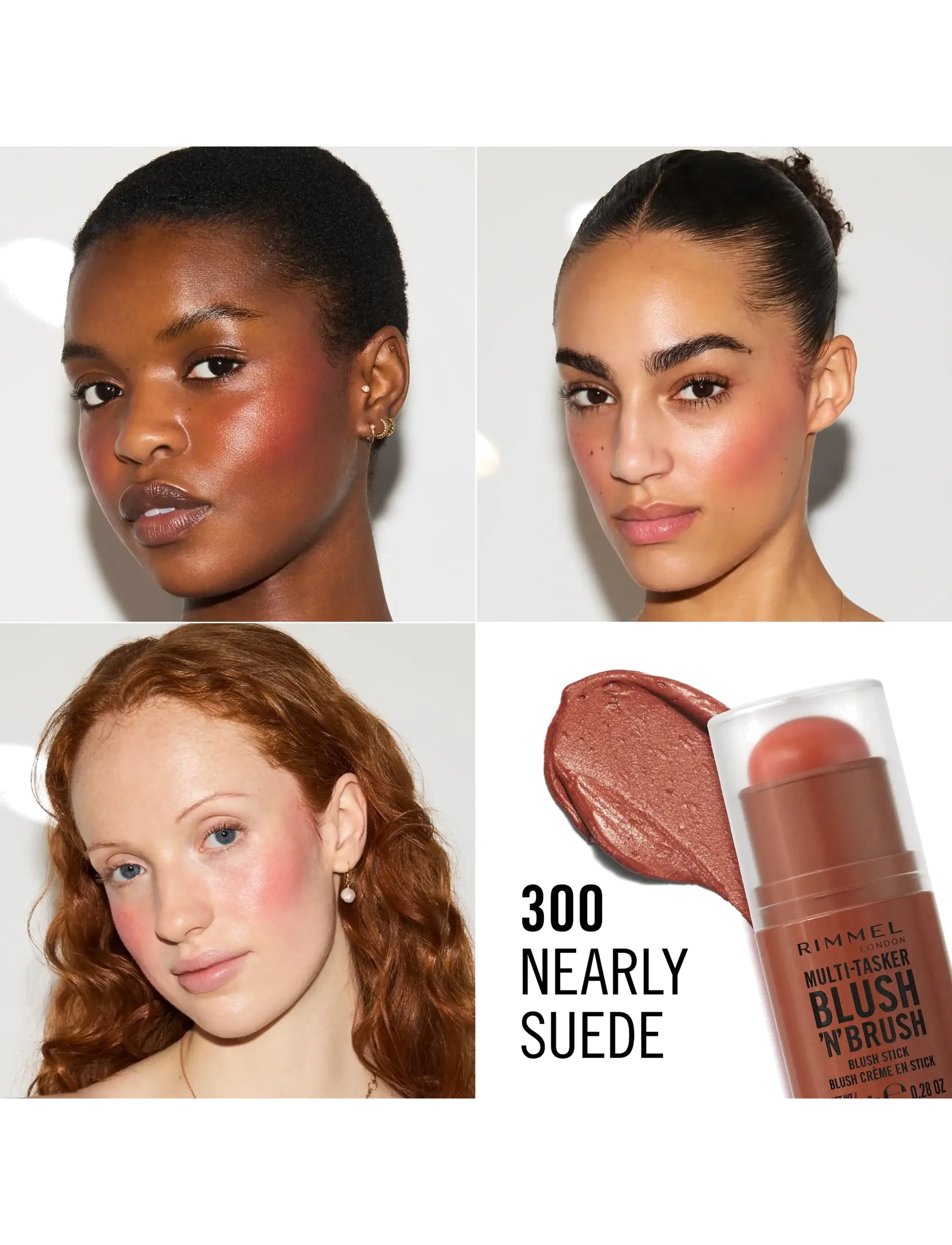 Rimmel - Multitasker On The Go Blush Stick - party wear at outlet prices - 300 nearly suede - 4