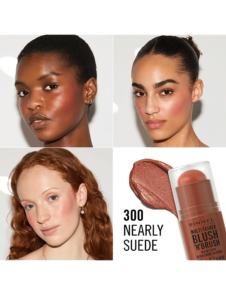 Rimmel - Multitasker On The Go Blush Stick - makeup - 300 nearly suede - 4