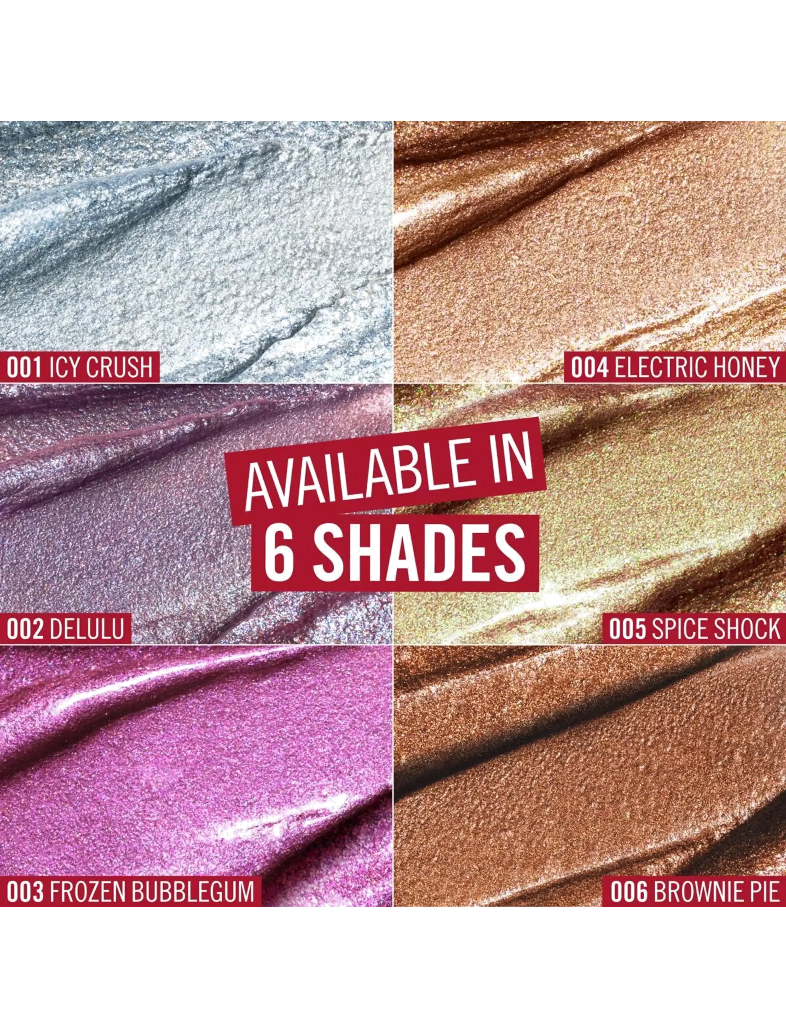 Rimmel - Shimmer Shock Liquid Eyeshadow - smink - 001 frozen bubblegum - 3