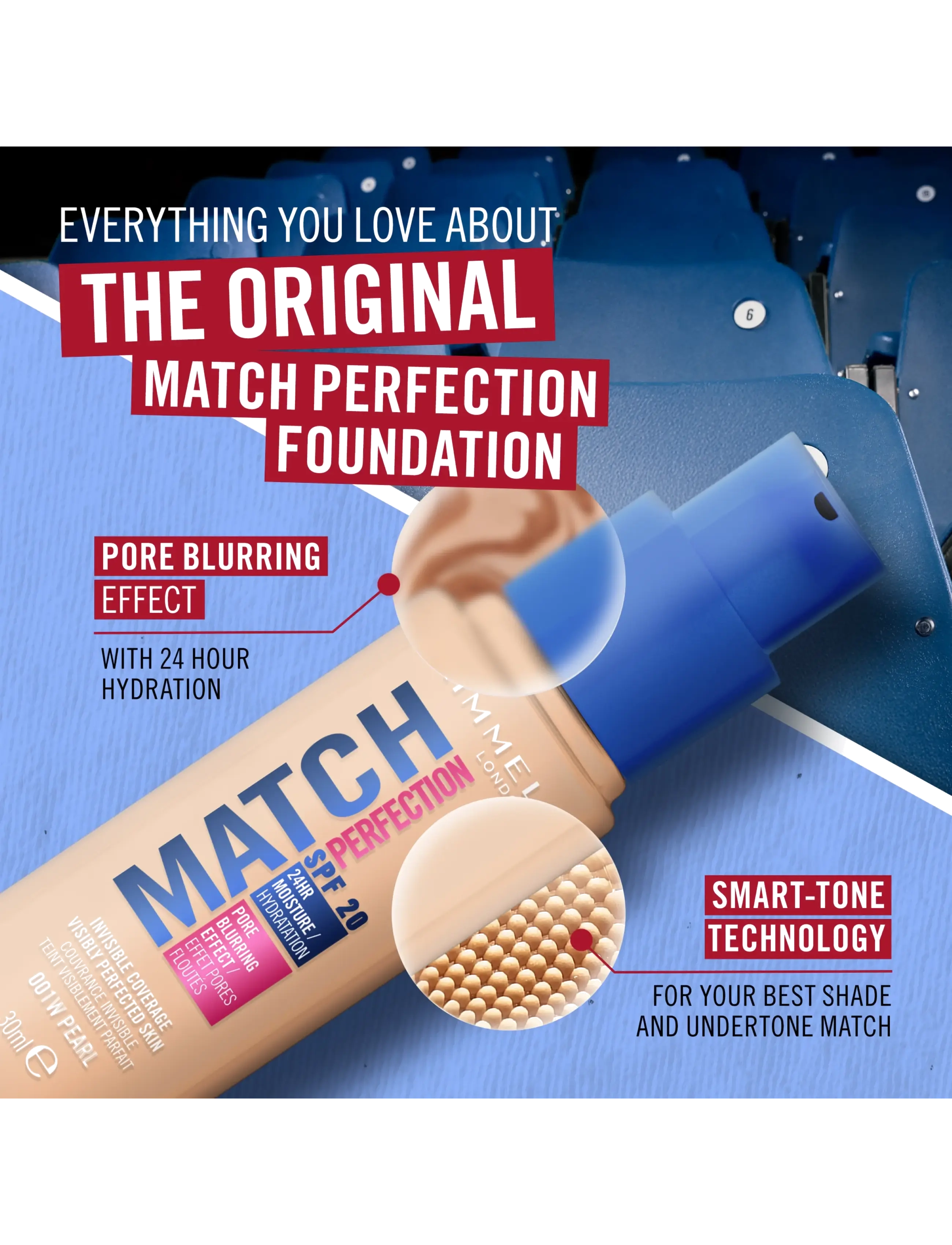 Rimmel - Match Perfection Liquid Foundation - smink - 070 sesame - 3