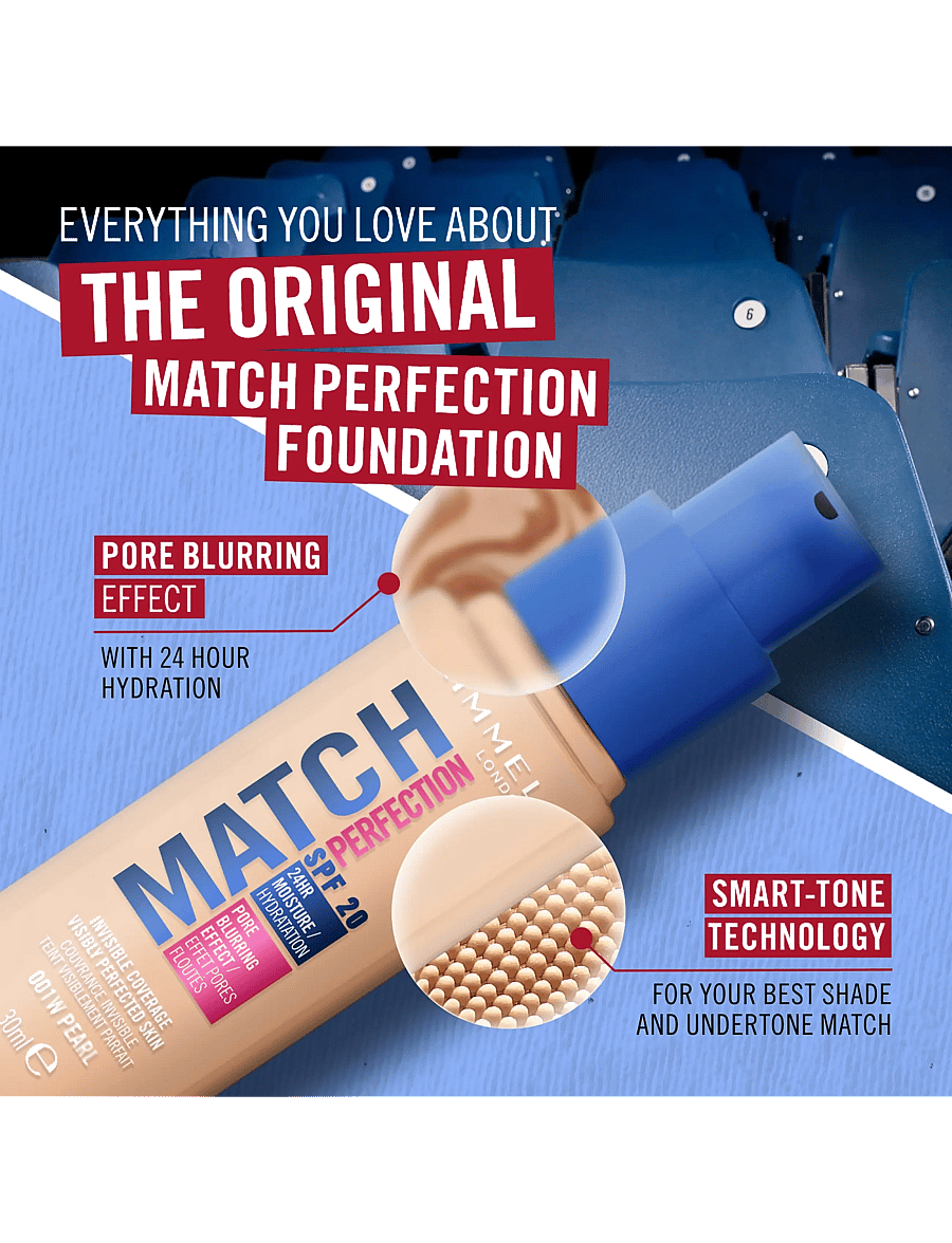 Rimmel - Match Perfection Liquid Foundation - makeup - 070 sesame - 3