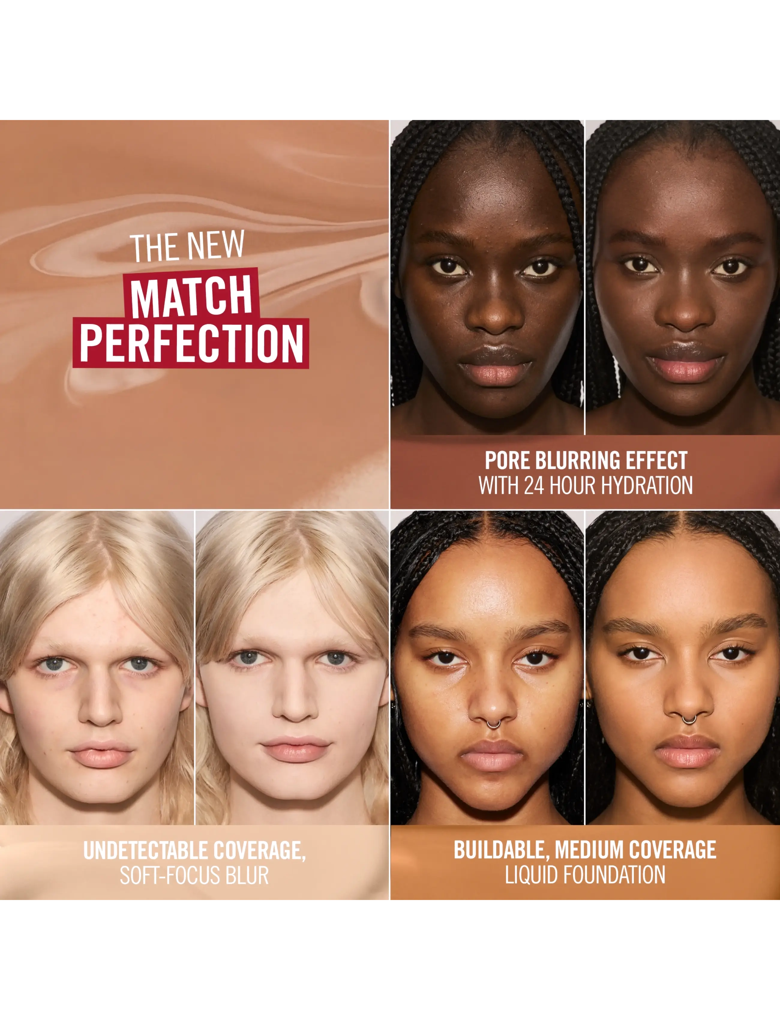 Rimmel - Match Perfection Liquid Foundation - smink - 070 sesame - 5