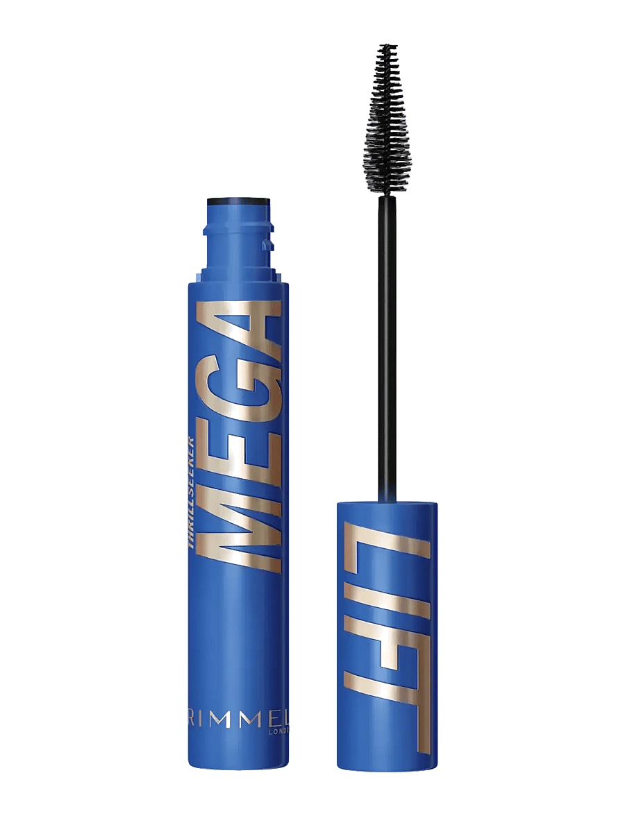 Rimmel - Thrill Seeker Mega Lift Mascara - silmad ja kulmud - 004 waterproof black - 1