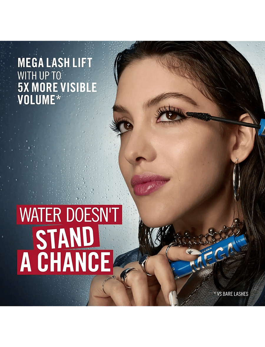 Rimmel - Thrill Seeker Mega Lift Mascara - silmad ja kulmud - 004 waterproof black - 4