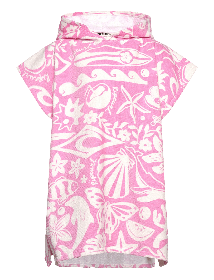 Rip Curl - MIXD SNAP CTTN HOODED TWL-GIRL - kortærmede skjorter - pink - 0