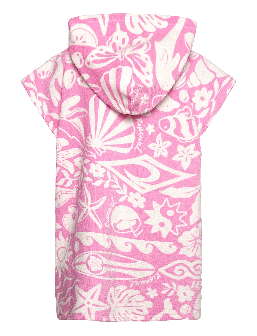 Rip Curl - MIXD SNAP CTTN HOODED TWL-GIRL - kortærmede skjorter - pink - 1