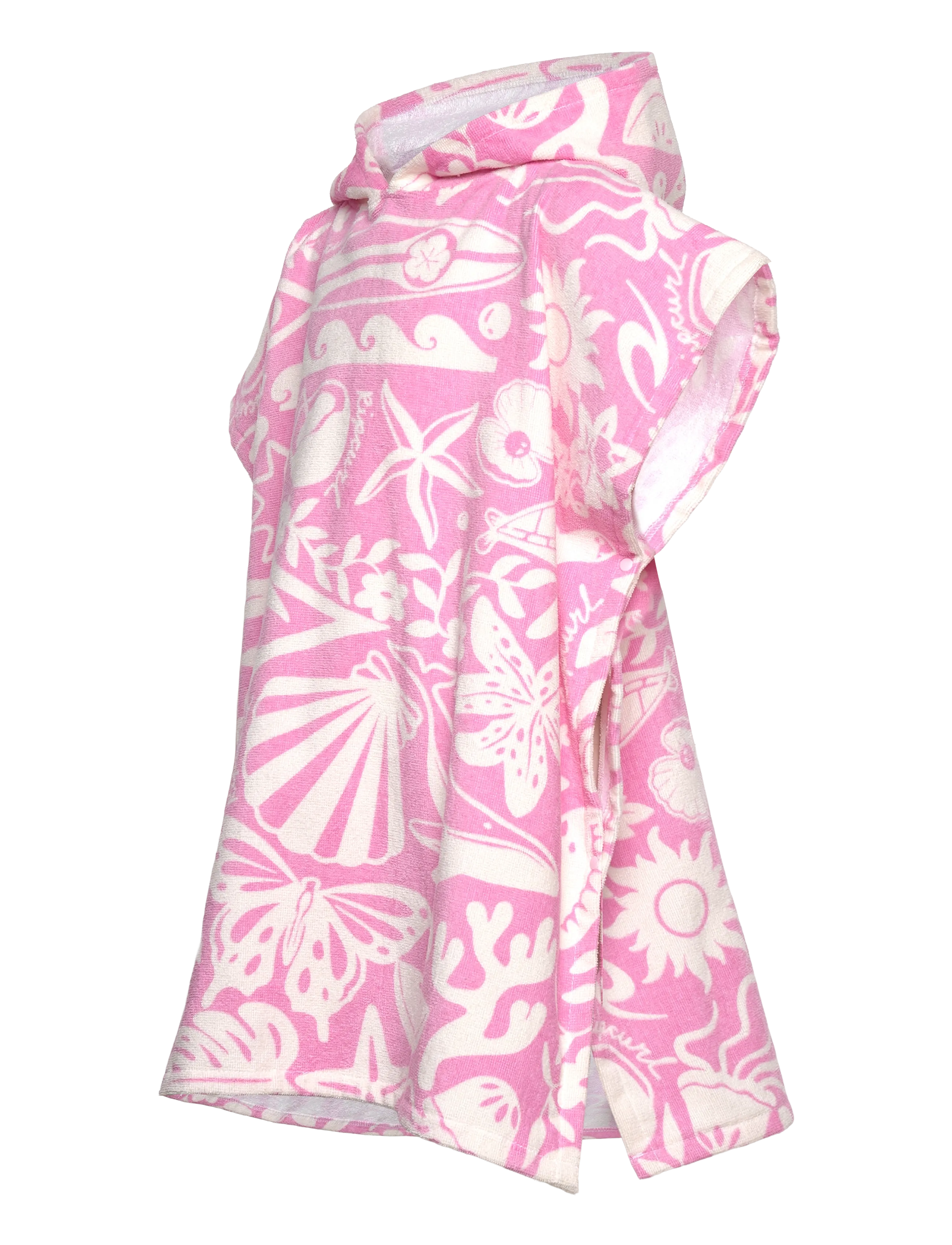 Rip Curl - MIXD SNAP CTTN HOODED TWL-GIRL - kortærmede skjorter - pink - 2