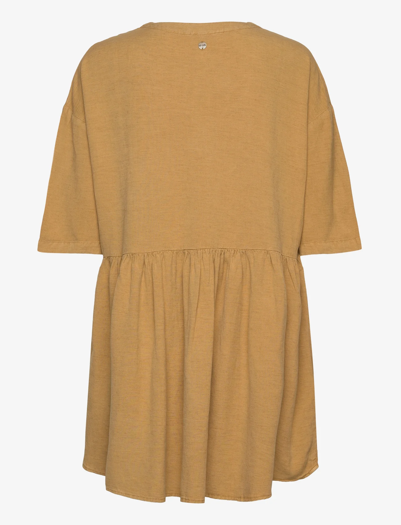 Rip Curl - PREMIUM LINEN DRESS - vasarinės suknelės - gold - 1