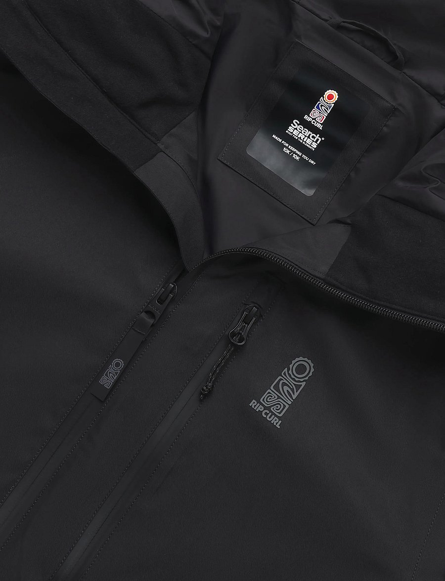 Rip Curl - S-SERIES 10K10K SHELL JKT - tøj - black/black - 2