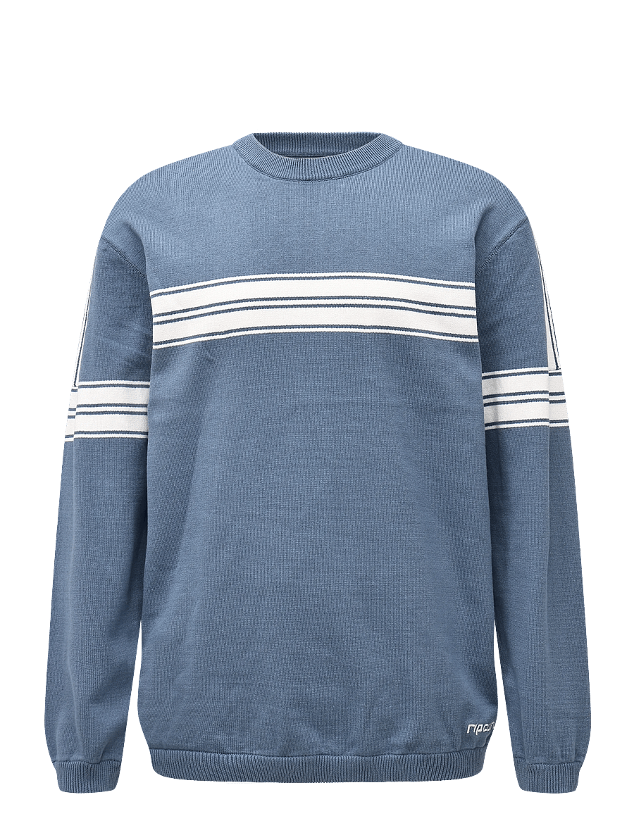 Rip Curl - ARCHIVE TWU STRIPE CREW KNIT - sweatshirts - bluefin - 0