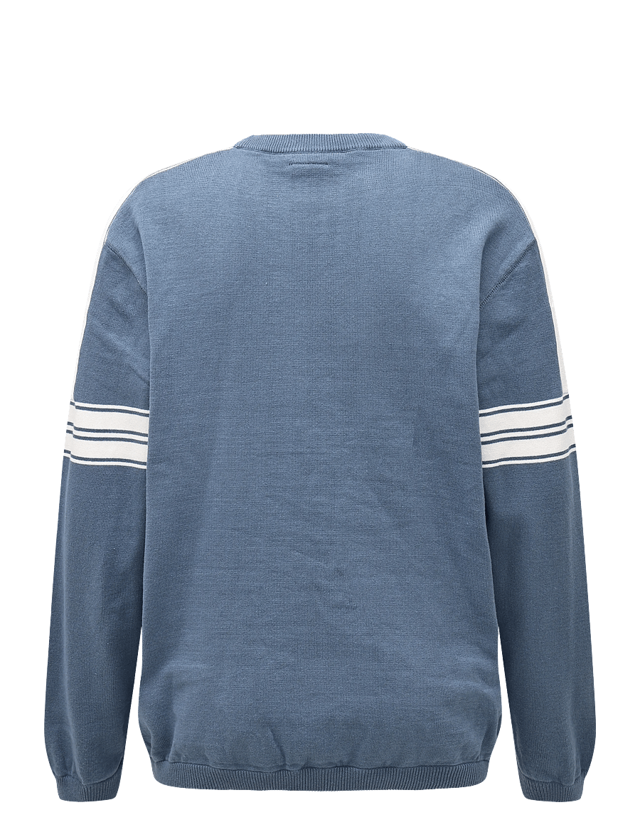 Rip Curl - ARCHIVE TWU STRIPE CREW KNIT - sweatshirts - bluefin - 1