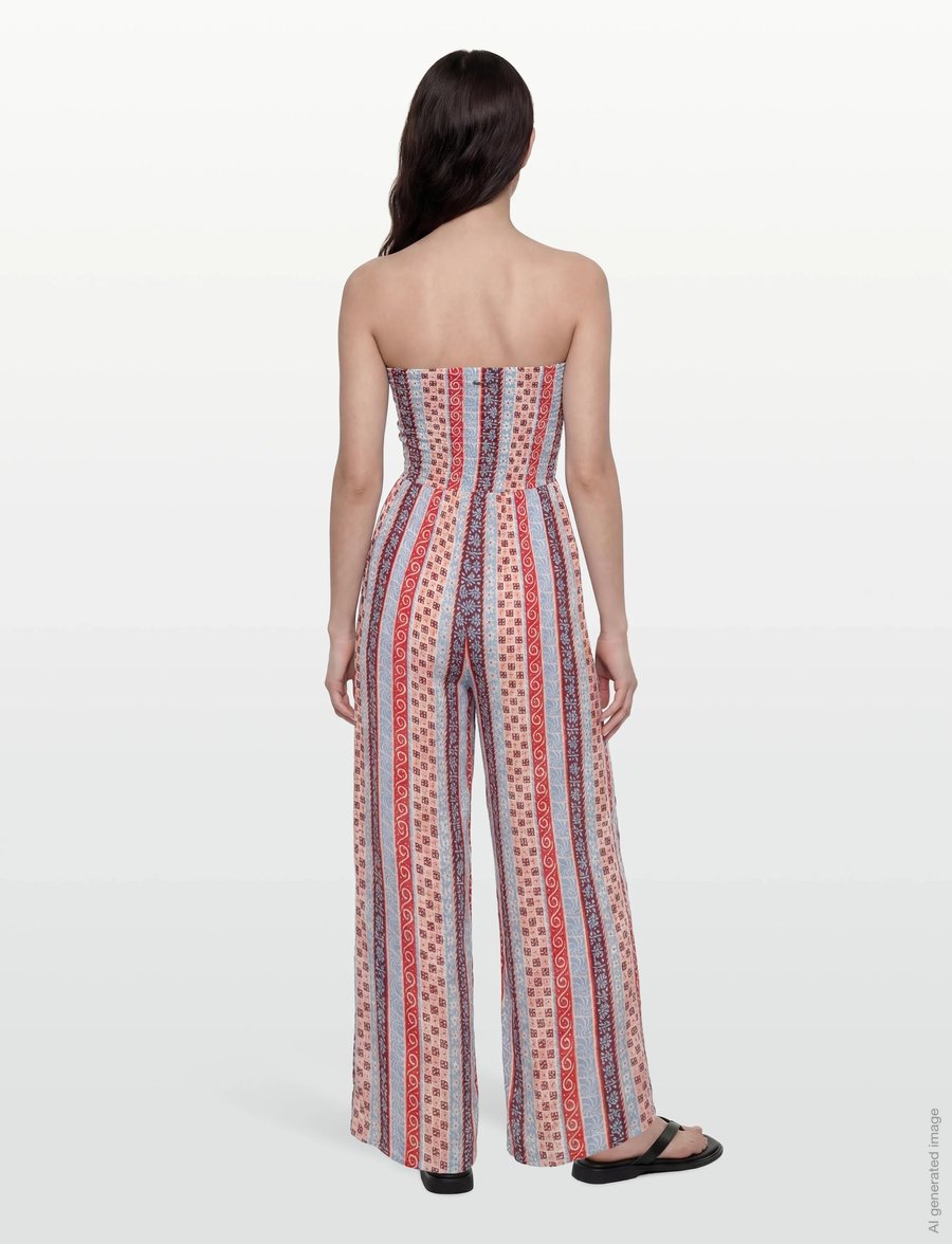 Rip Curl - VENTURA SHIRRED JUMPSUIT - jumpsuits & bodies - multico - 4