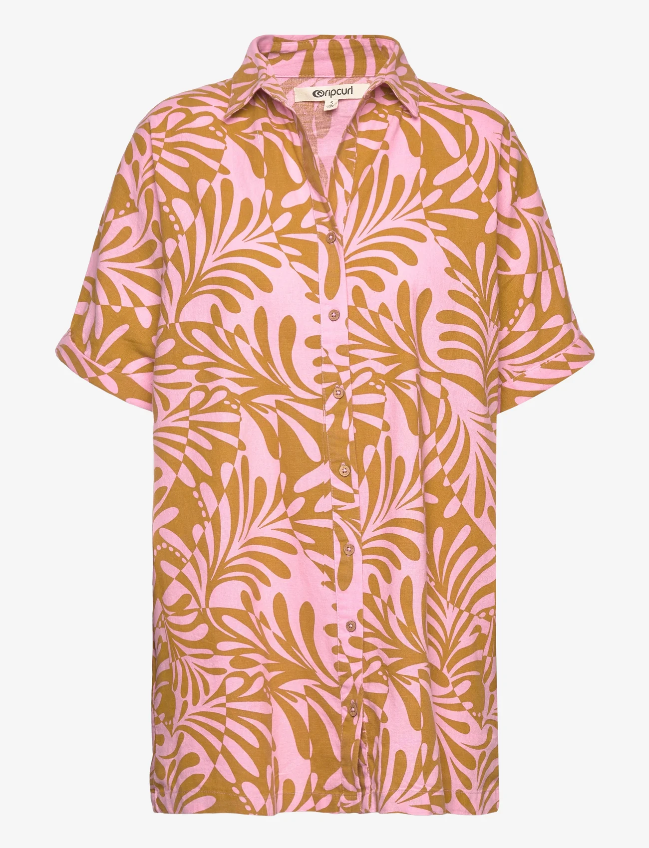Rip Curl - AFTERGLOW SHIRT DRESS - marškinių tipo suknelės - pink - 0