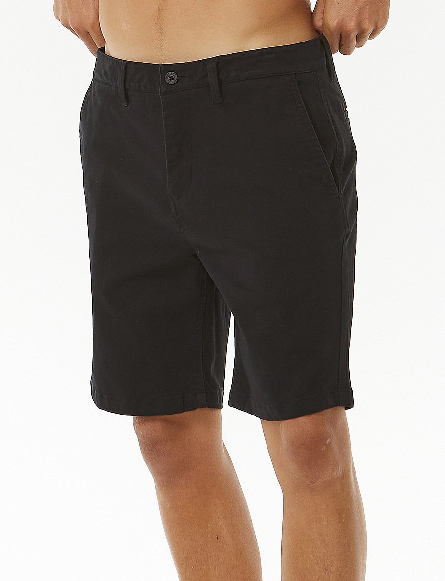 Rip Curl - CLASSIC SURF CHINO WALKSHORT - freizeit shorts - black - 0