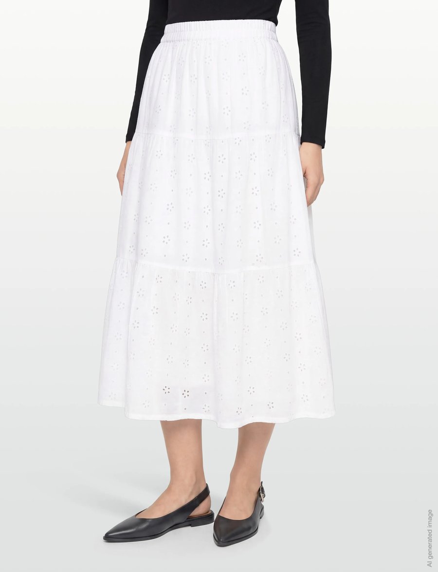 Rip Curl - OASIS BRODERIE MAXI SKIRT - maxikjolar - white - 3
