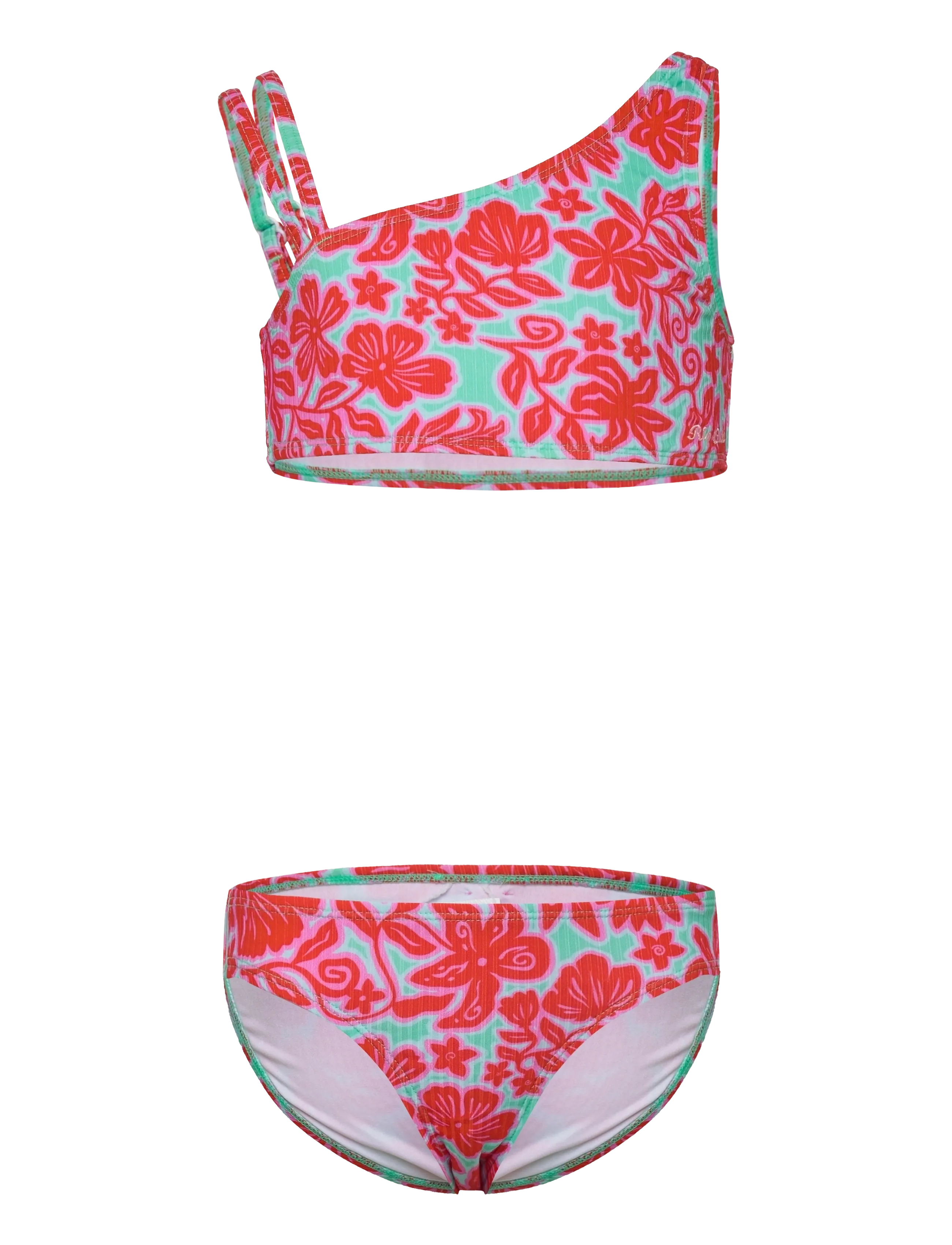 Rip Curl SUNSHINE SQUAD BIKINI -GIRL - Ujumisriided - MINT HAZE / red