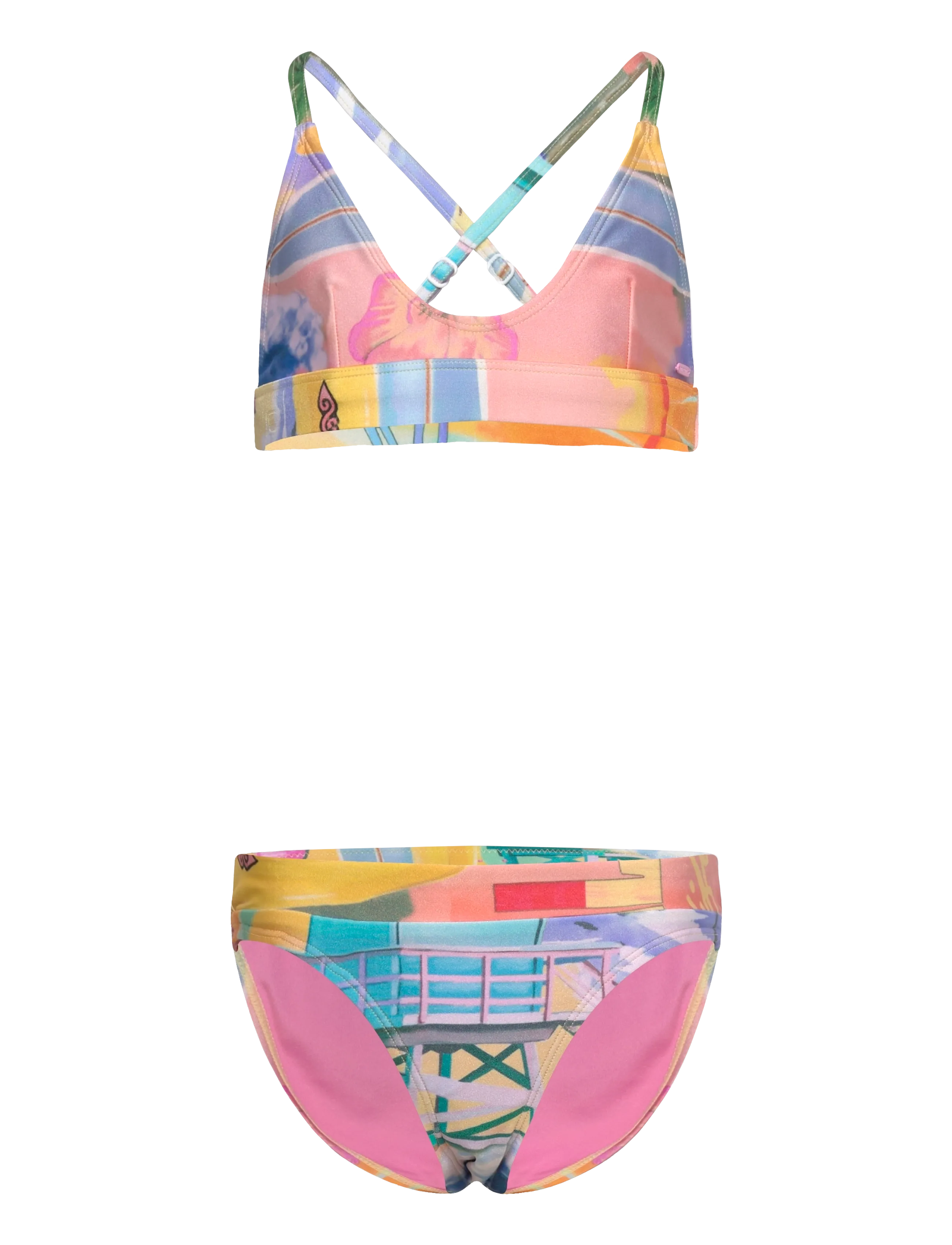 RIP CURL Malibu Bikini - Mädchen Patterned - 14 - Kinder