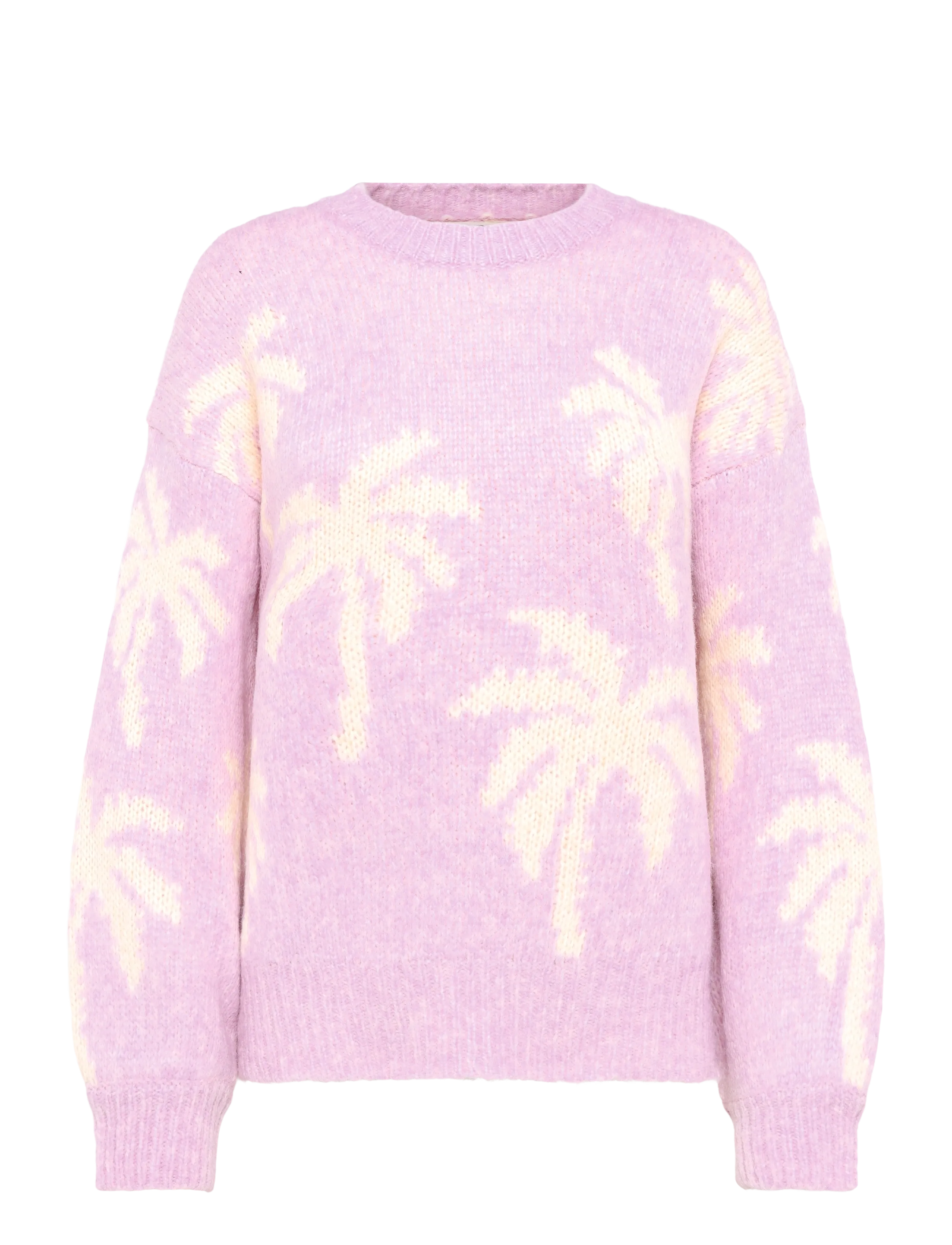 Rip Curl RETRO SWELL PALM JACQUARD CREW - Bestsellere Sport - LILAC / purple