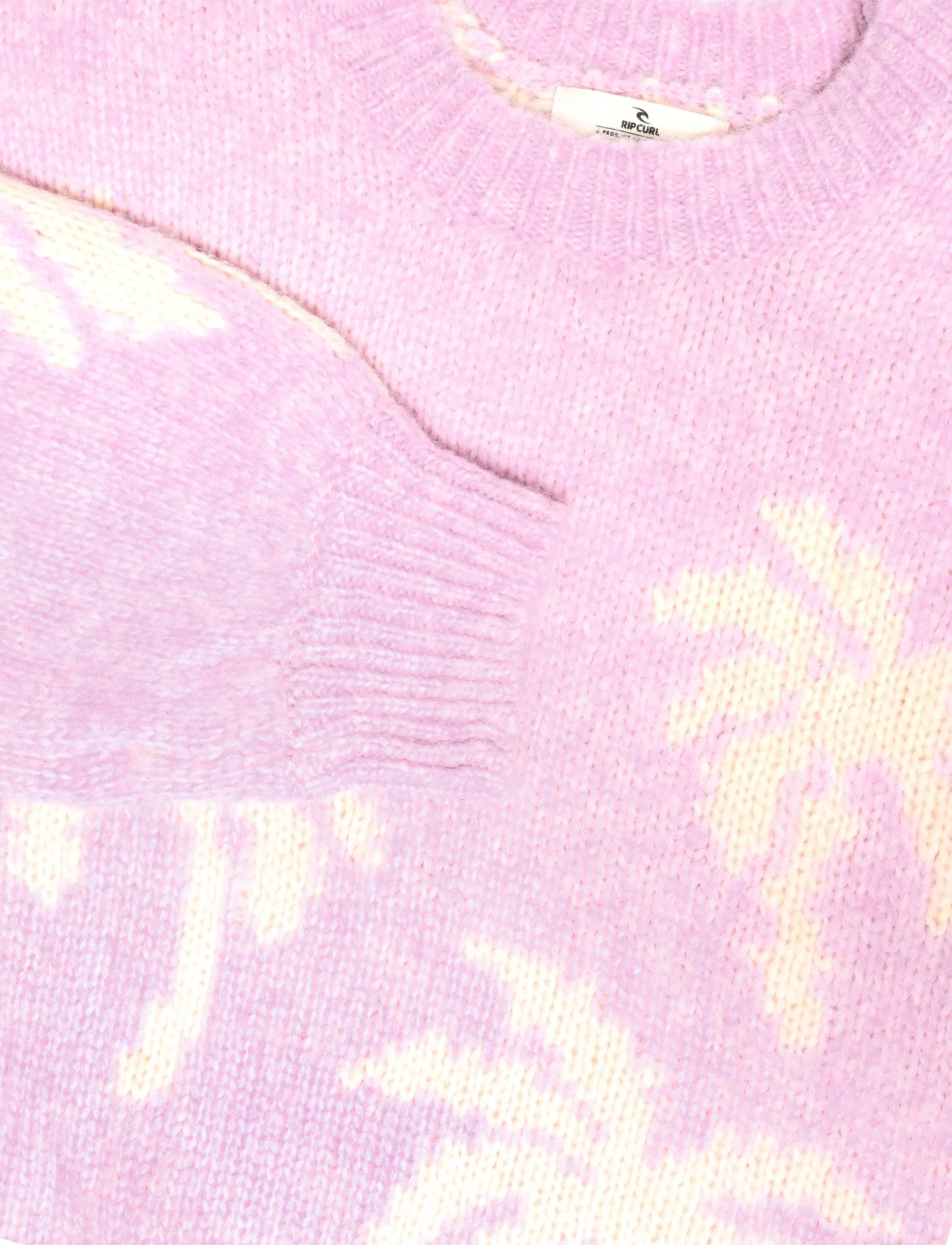 Rip Curl - RETRO SWELL PALM JACQUARD CREW - sweatshirts - lilac - 5