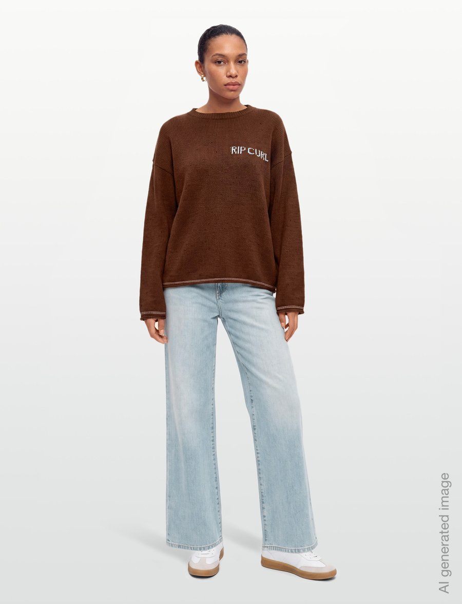 Rip Curl - SG SPARROW KNIT - sweatshirts - chocolate - 0