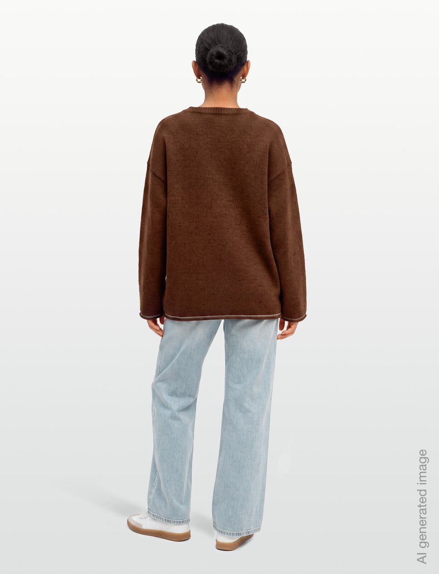 Rip Curl - SG SPARROW KNIT - dzianinowe - chocolate - 4