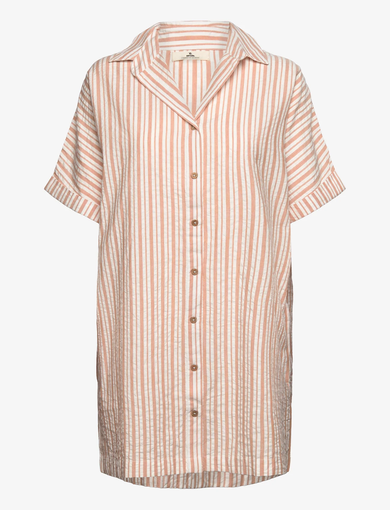 Rip Curl - FOLLOW THE SUN SHIRT DRESS - marškinių tipo suknelės - light brown - 0