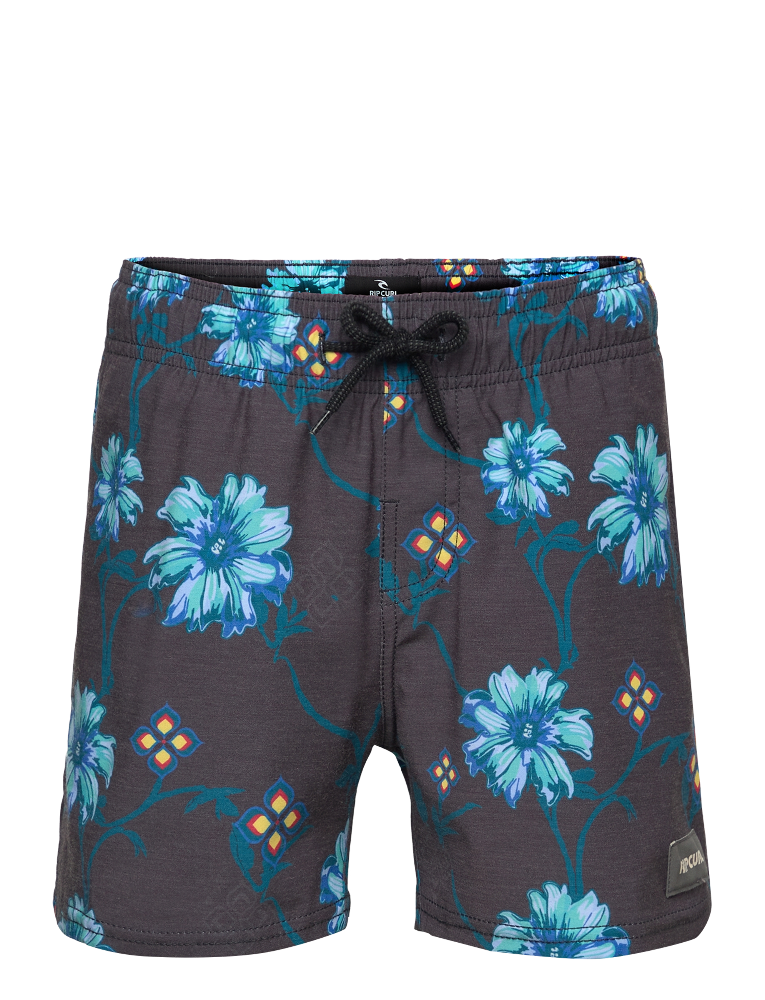 SURF REVIVAL FLORAL VOLLEY-BOY - BLACK
