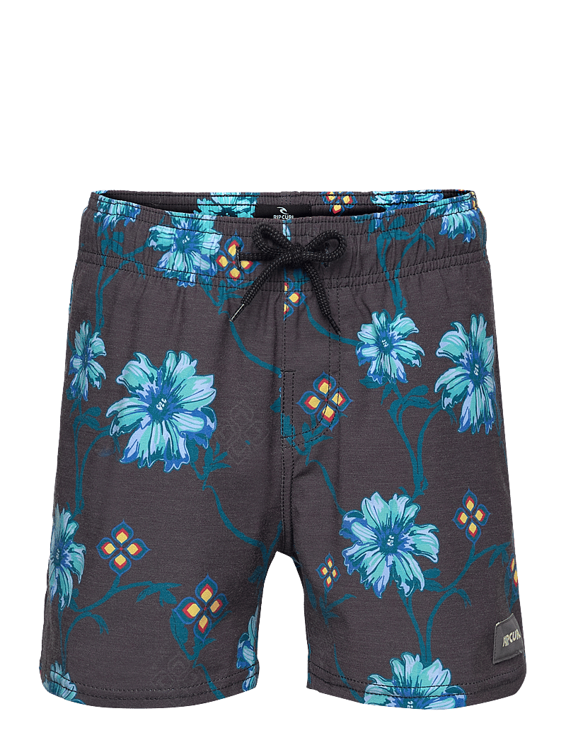 Rip Curl - SURF REVIVAL FLORAL VOLLEY-BOY - badehosen - black - 1