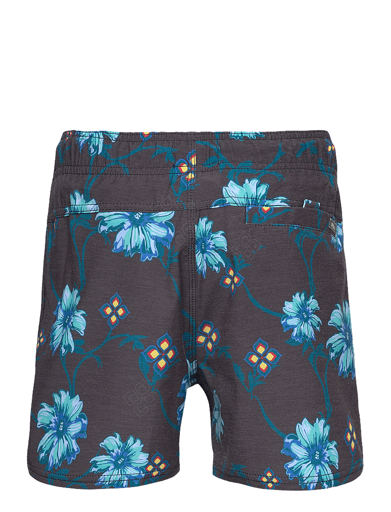 Rip Curl - SURF REVIVAL FLORAL VOLLEY-BOY - badehosen - black - 2