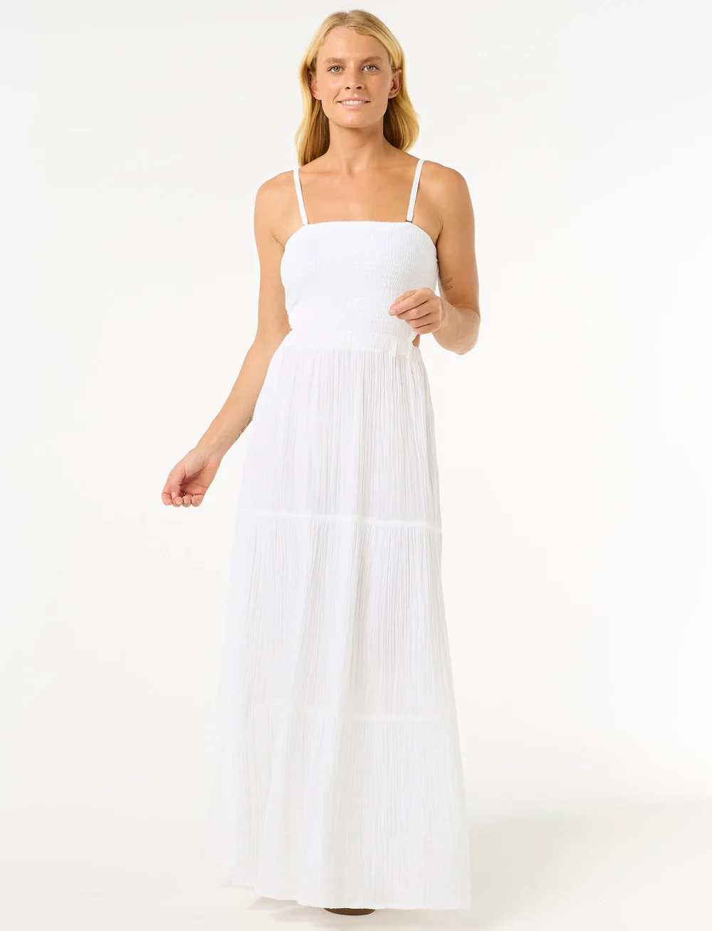 Rip Curl - PREMIUM SURF MAXI DRESS - sommerkleider - white - 0