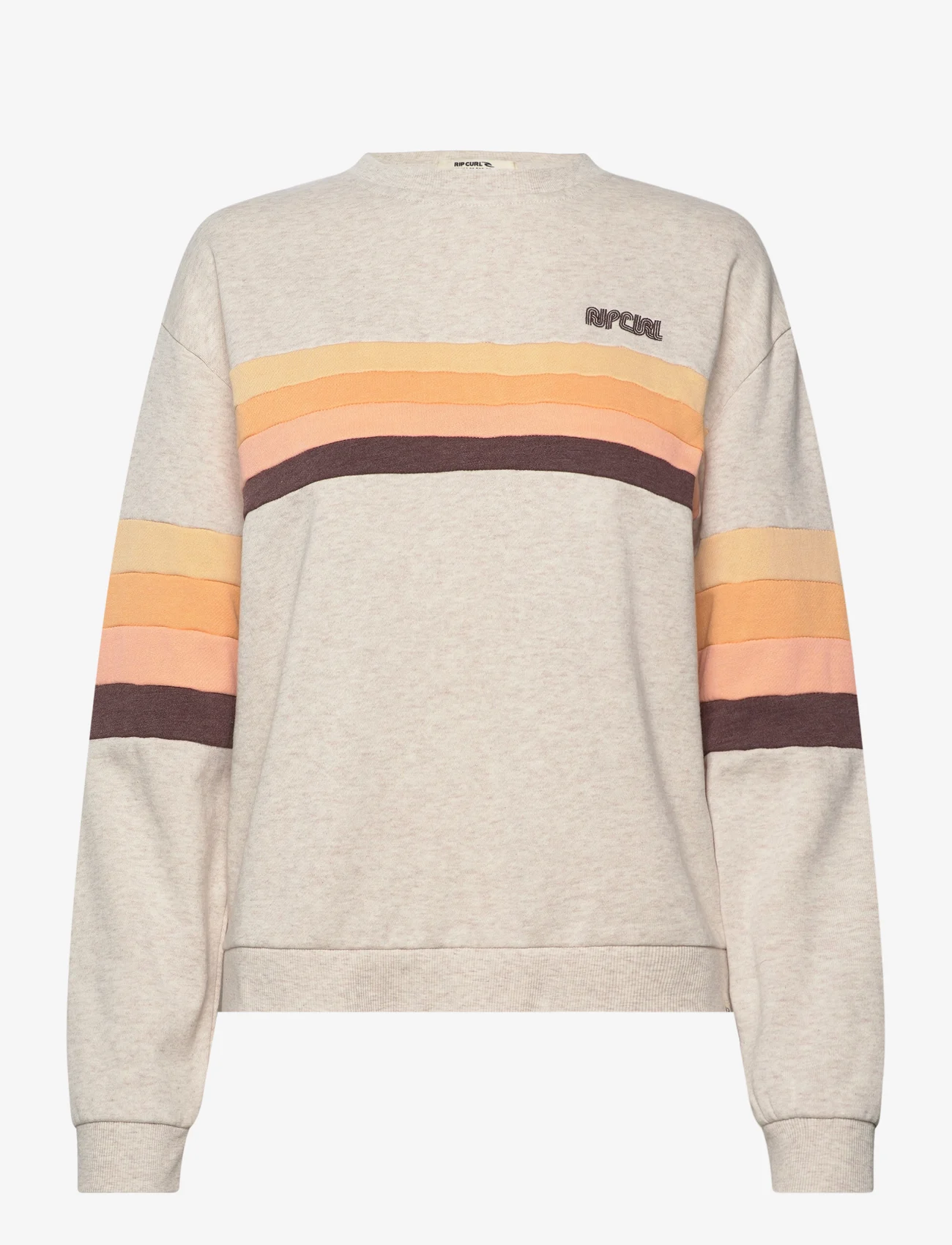Rip Curl - SURF REVIVAL PANELLED CREW - hupparit - oatmeal marle - 0