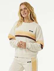 Rip Curl - SURF REVIVAL PANELLED CREW - hupparit - oatmeal marle - 2