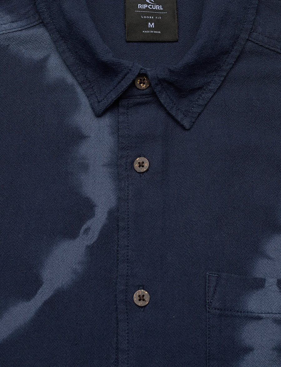 Rip Curl - PACIFIC RINSE S/S SHIRT - sportieve tops - dark navy - 2