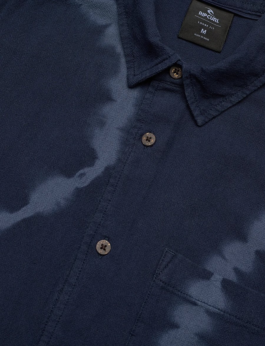 Rip Curl - PACIFIC RINSE S/S SHIRT - sportieve tops - dark navy - 3