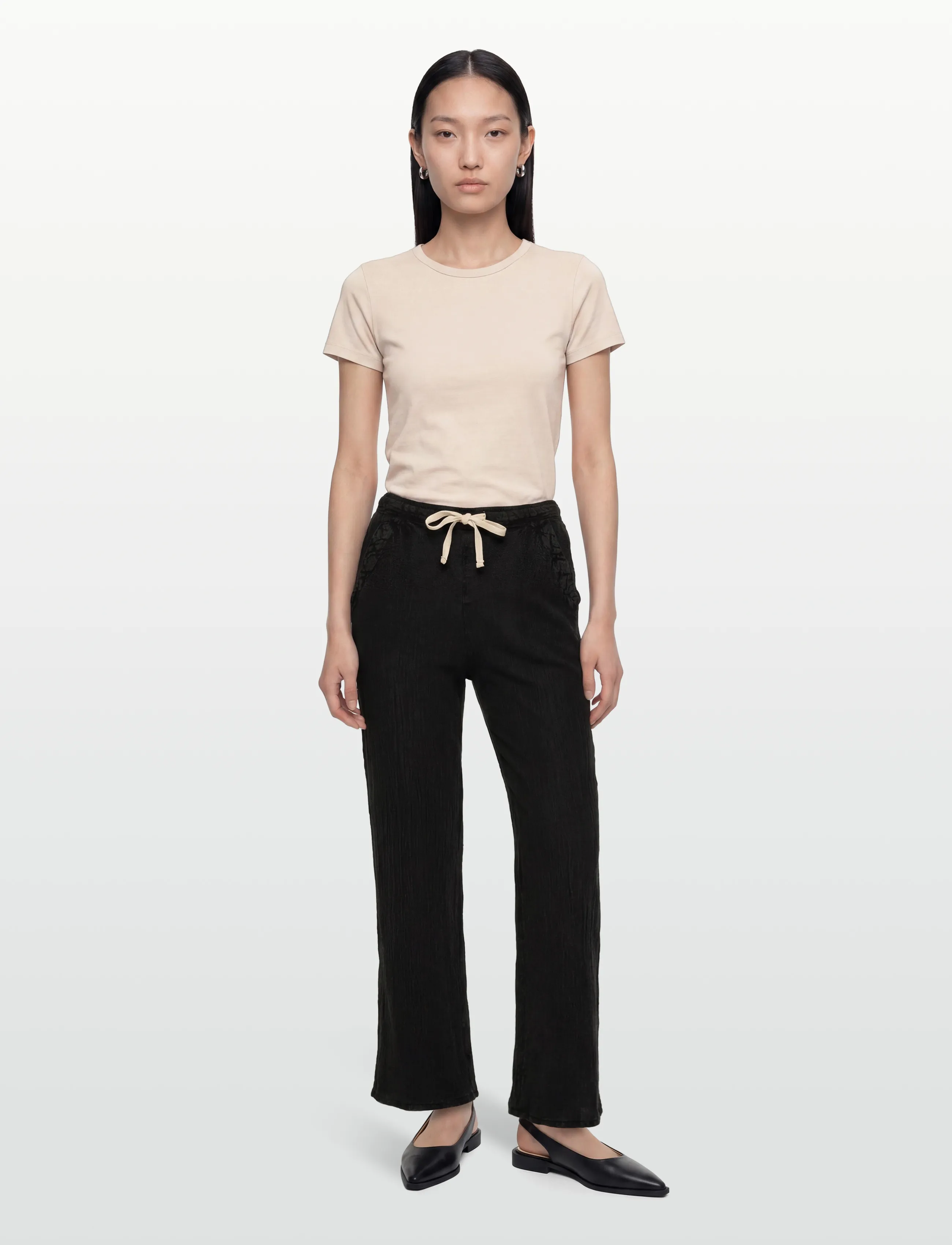 Rip Curl Classic Surf Wide Leg Pant, L, Sport Pants, Schwarz - Casual Trousers, Frauen