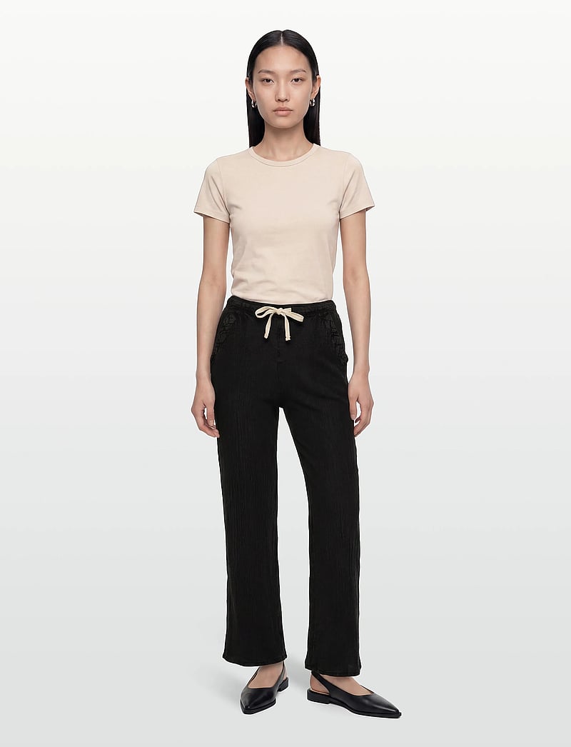 Rip Curl - CLASSIC SURF WIDE LEG PANT - casual byxor - black - 0